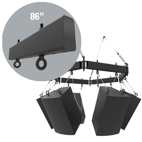 SAS-086-RB GRIDLINK RIGGING BEAM, 86" 2" X 4"